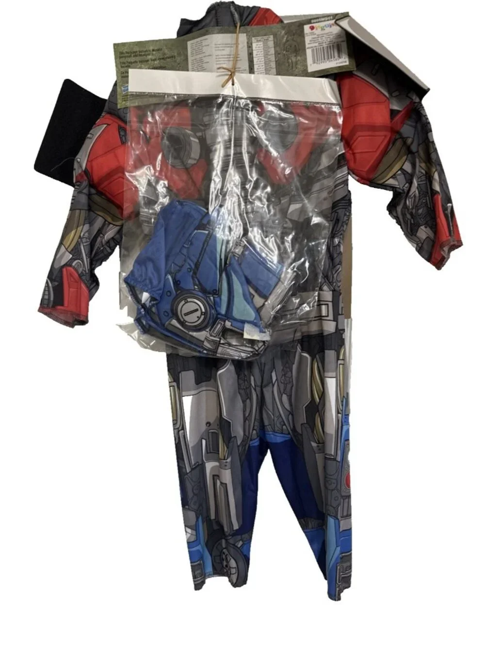 Transformers Optimus Prime Boys Costume 2T – Muscle Jumpsuit & Mask New